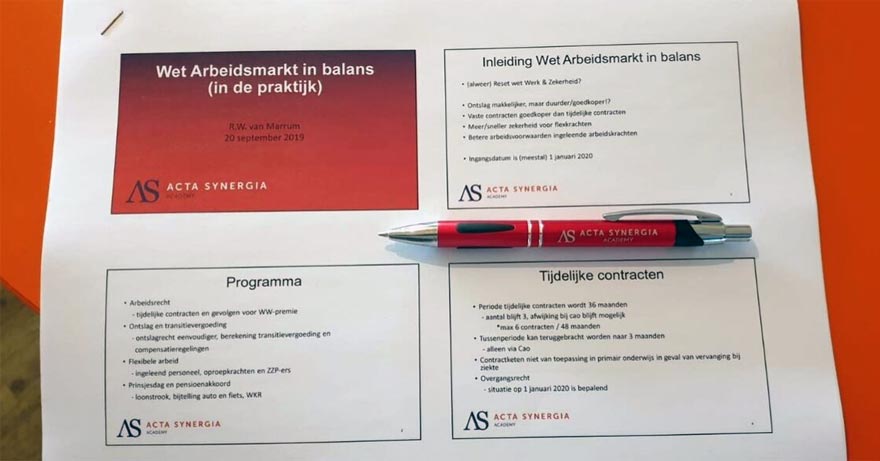 Acta Synergia - actualiteitensessie 03